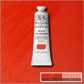 Winsor & Newton - Oliemaling - Artists - Cadmium Scarlet 37 Ml