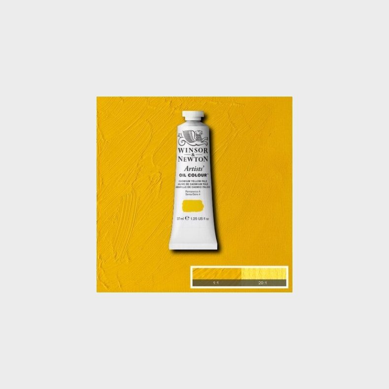 Winsor &amp; Newton - Oliemaling - Artists - Cadmium Yellow Pale 37 Ml