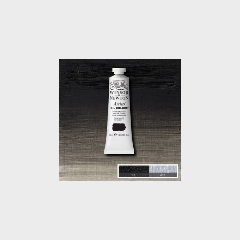 Winsor &amp; Newton - Oliemaling - Artists - Charcoal Grey 37 Ml