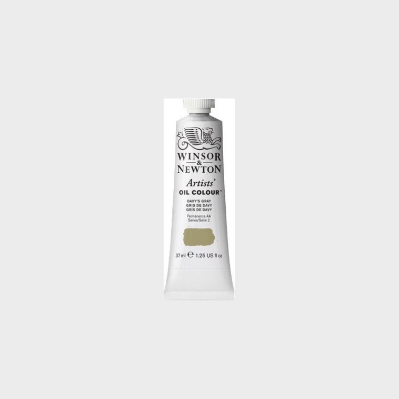 Winsor &amp; Newton - Oliemaling - Artists - Davys Grey 37 Ml