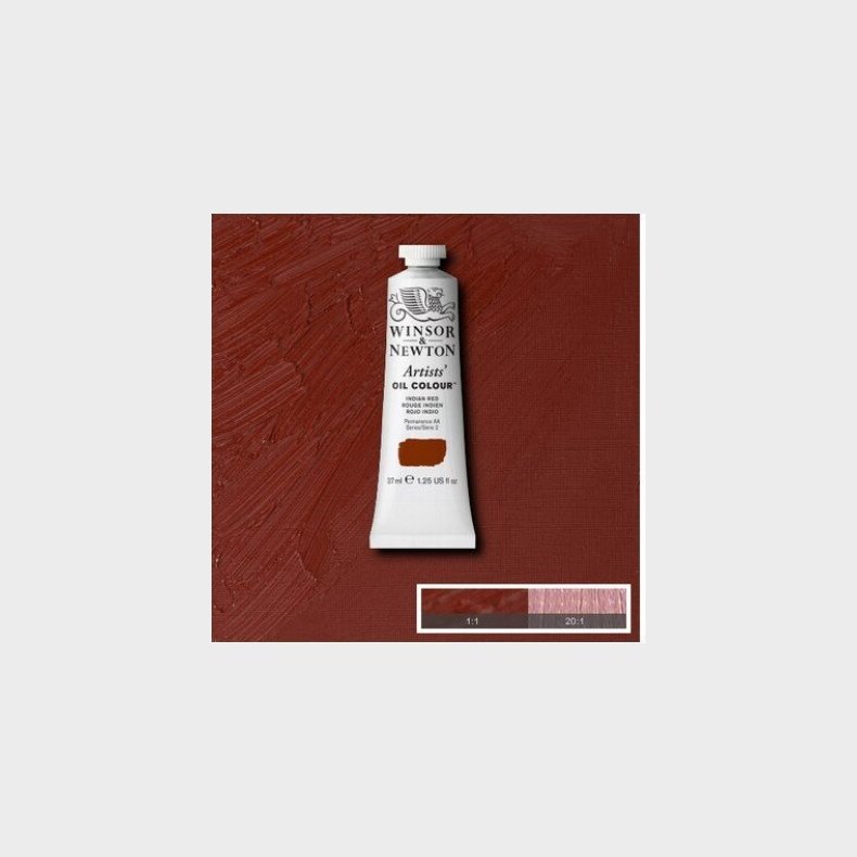 Winsor &amp; Newton - Oliemaling - Artists - Indian Red 37 Ml