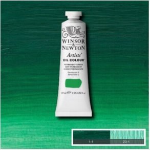 Winsor & Newton - Oliemaling - Artists - Permanent Green 37 Ml