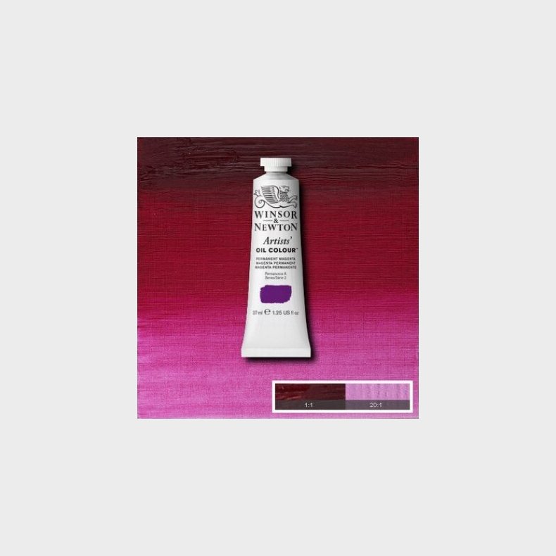 Winsor &amp; Newton - Oliemaling - Artists - Permanent Magenta 37 Ml