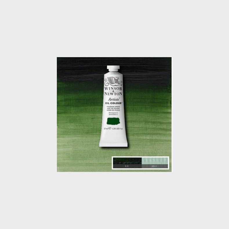Winsor &amp; Newton - Oliemaling - Artists - Prussian Green 37 Ml
