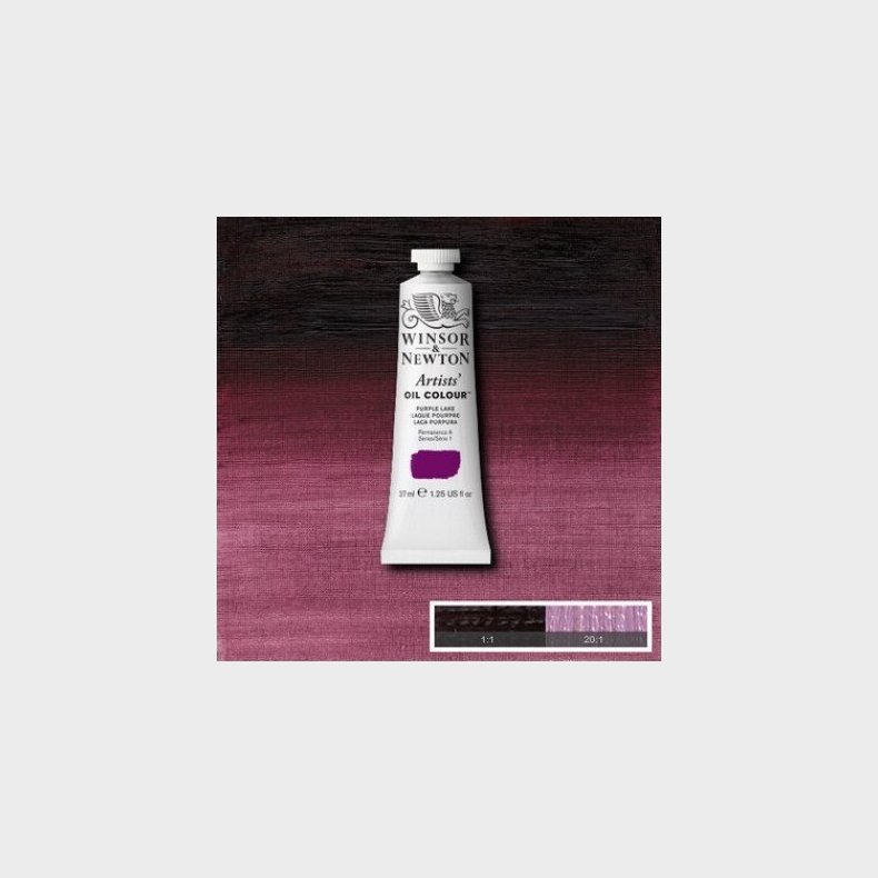 Winsor &amp; Newton - Oliemaling - Artists - Purple Lake 37 Ml