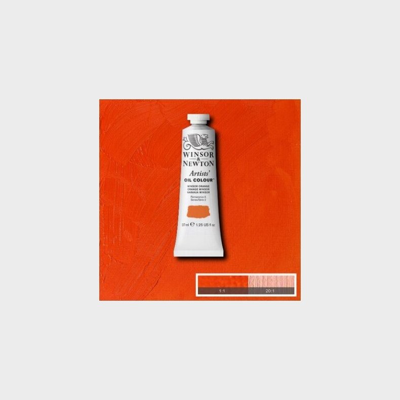Winsor &amp; Newton - Oliemaling - Artists - Winsor Orange 37 Ml