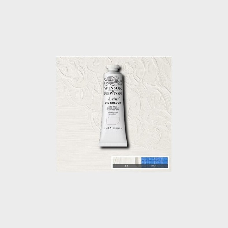 Winsor &amp; Newton - Oliemaling - Artists - Zinc White 37 Ml