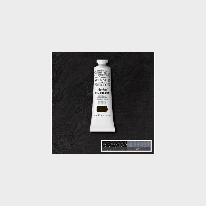 Winsor &amp; Newton - Oliemaling - Artists - Mars Black 37 Ml