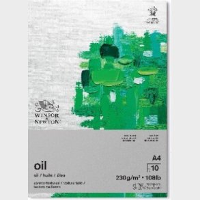 Winsor & Newton - Blok Til Oliemaling - A4 - 10 Ark