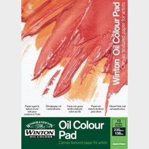 Winsor & Newton - Blok Til Oliemaling - 31x23 Cm - 10 Ark
