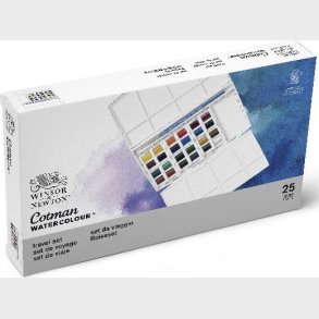 Winsor & Newton - Akvarelfarve St Med 25 Dele - Travel