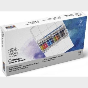 Winsor & Newton - Akvarelfarve St Med 13 Dele - Tube Travel
