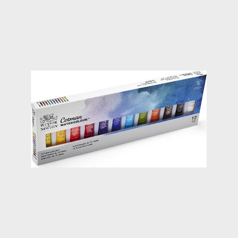 Winsor &amp; Newton - Akvarelfarve St - Tube Collection - 12 Farver