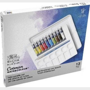 Winsor & Newton - Akvarelfarve St - Tube Palette - 13 Dele