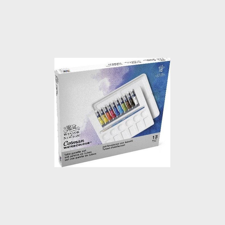 Winsor &amp; Newton - Akvarelfarve St - Tube Palette - 13 Dele