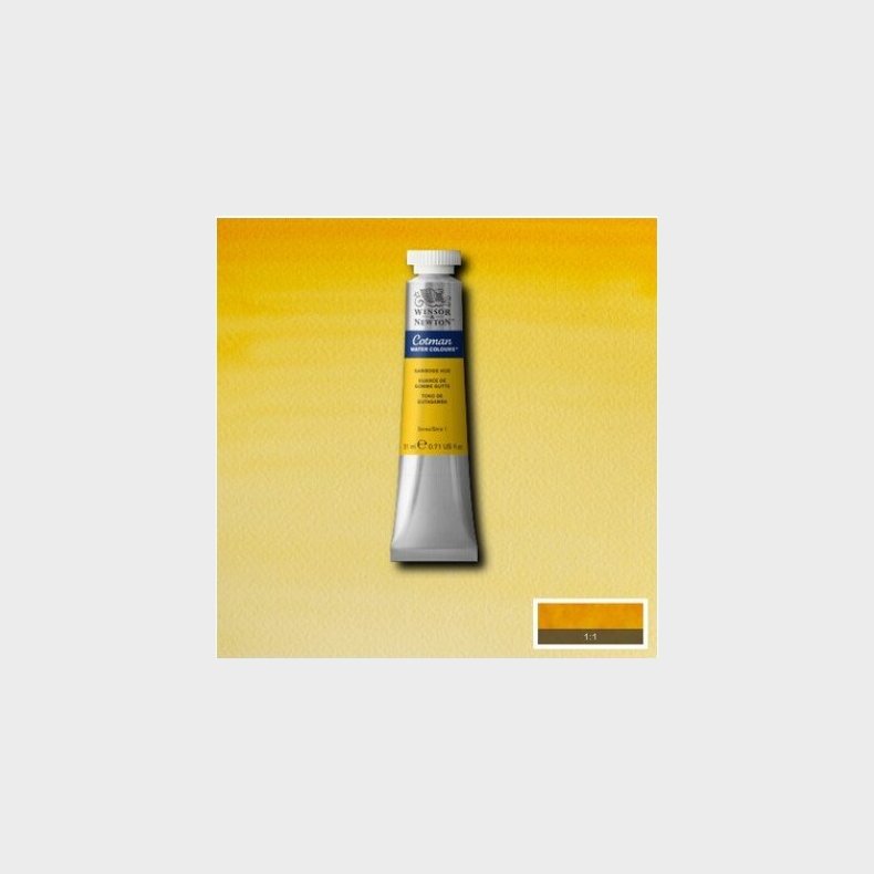 Winsor &amp; Newton - Akvarelfarve - Cotman - Gul 21 Ml