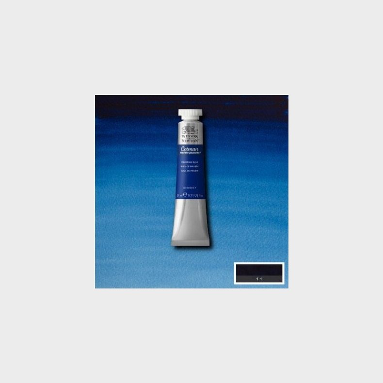 Winsor & Newton - Akvarelfarve - Cotman - Prussian Blue 21 Ml