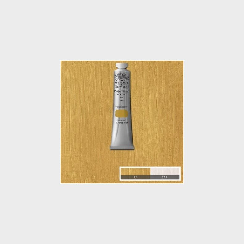 Winsor &amp; Newton - Akrylmaling - Gold 200 Ml