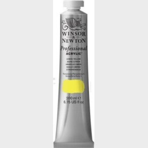 Winsor & Newton - Galeria Akrylmaling - Lemon Yellow 200 Ml