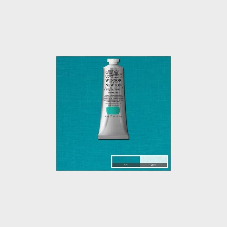 Winsor &amp; Newton - Akrylmaling - Cobalt Turquoise Light 60 Ml