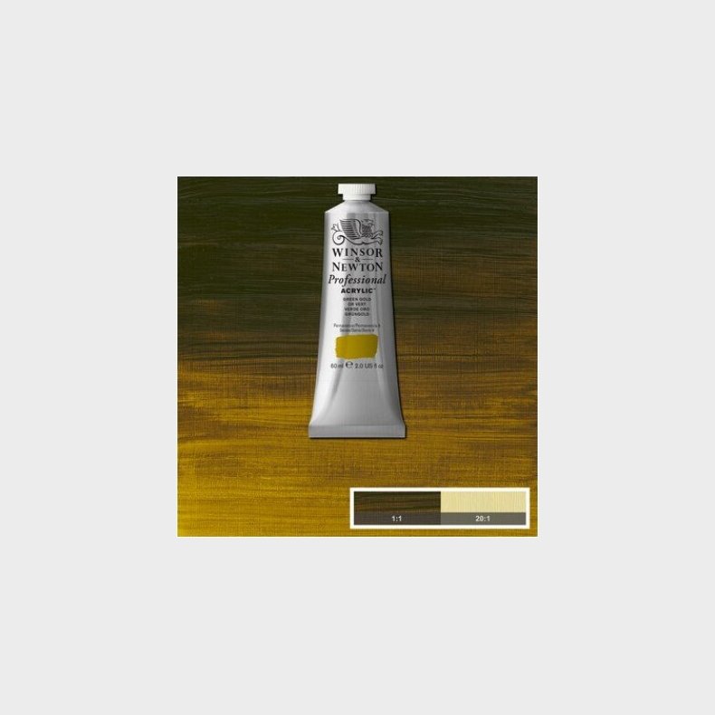 Winsor &amp; Newton - Akrylmaling - Green Gold 60 Ml