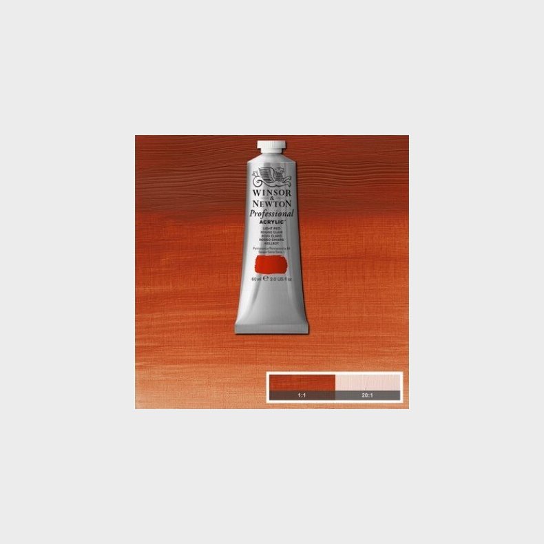 Winsor &amp; Newton - Akrylmaling - Light Red 60 Ml