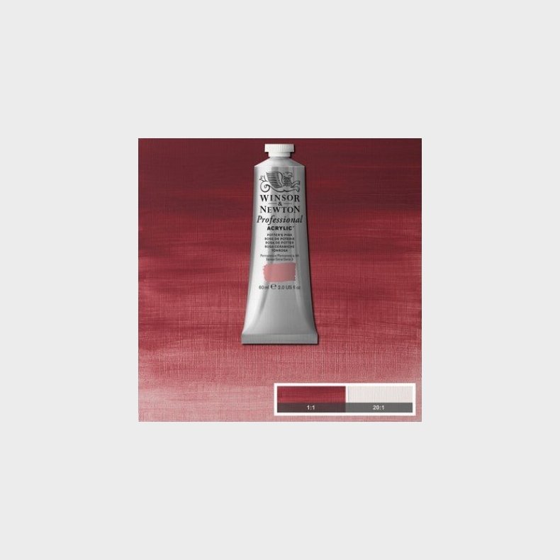 Winsor &amp; Newton - Akrylmaling - Potters Pink 60 Ml