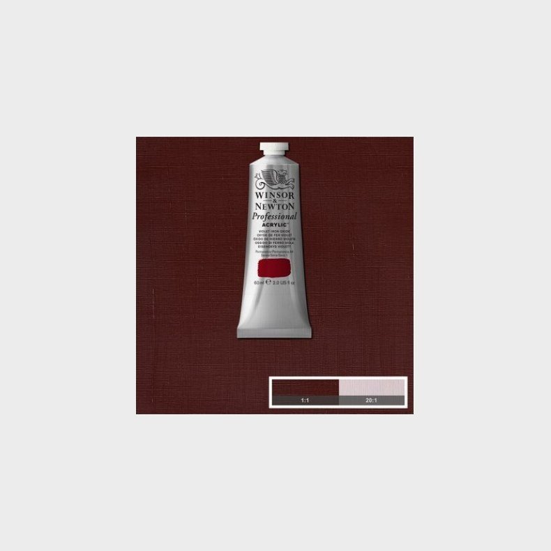 Winsor &amp; Newton - Akrylmaling - Violet Iron Oxide 60 Ml