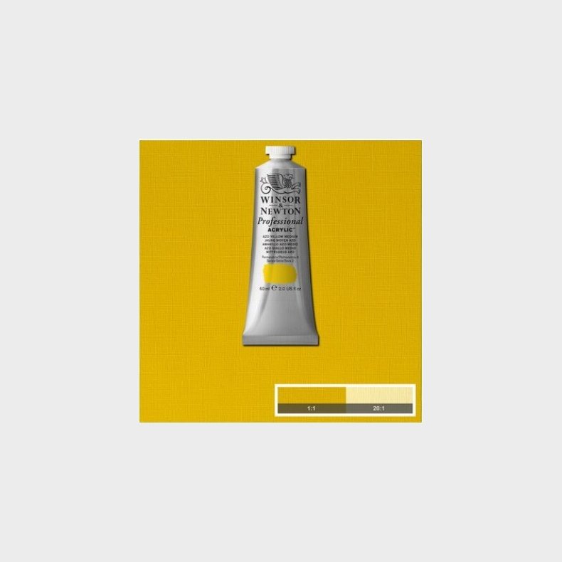 Winsor &amp; Newton - Akrylmaling - Azo Yellow Medium 60 Ml