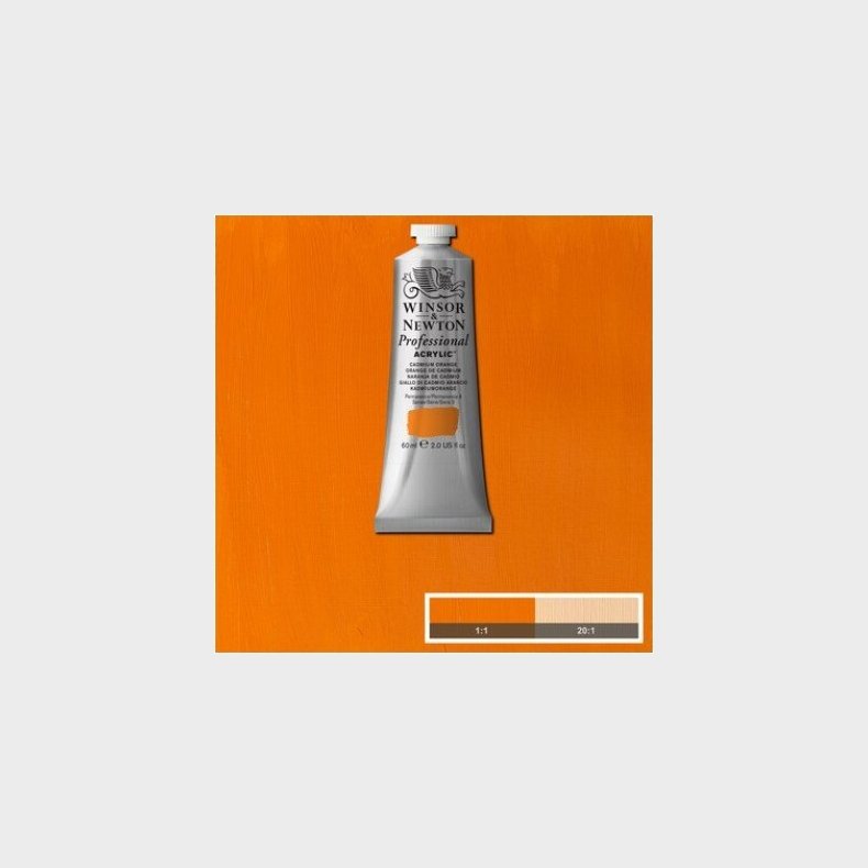 Winsor &amp; Newton - Akrylmaling - Cadmium Orange 60 Ml