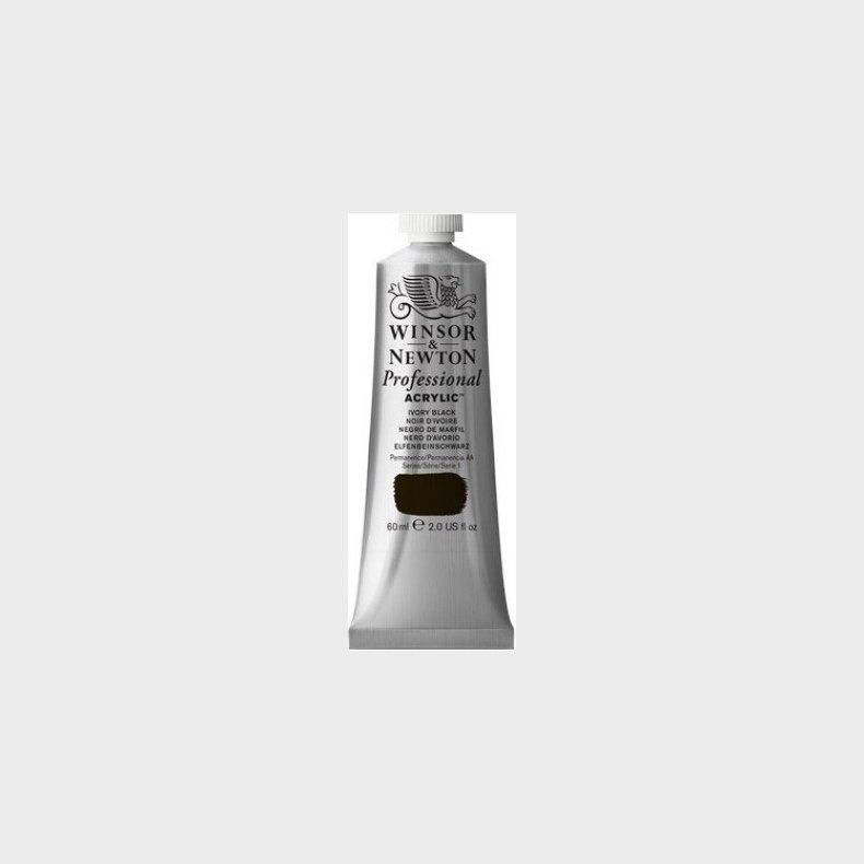 Winsor &amp; Newton - Akrylmaling - Ivory Black 60 Ml