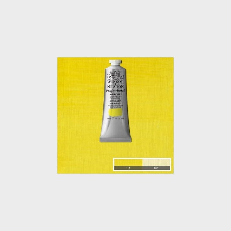 Winsor &amp; Newton - Galeria Akrylmaling - Lemon Yellow 60 Ml