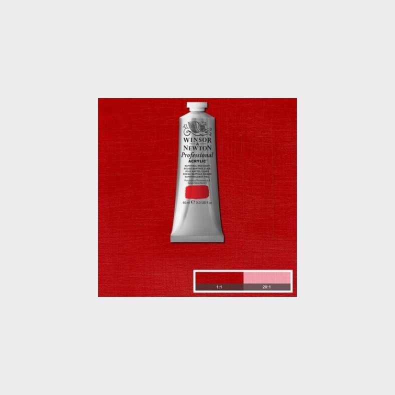 Winsor &amp; Newton - Akrylmaling - Napthol Red Light 60 Ml