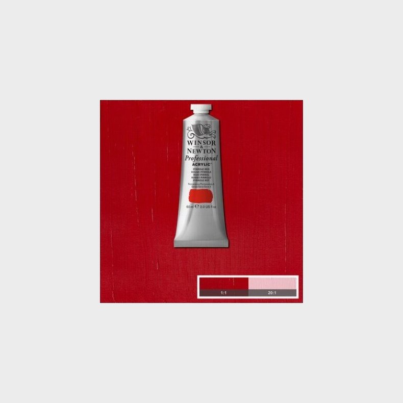 Winsor &amp; Newton - Akrylmaling - Pyrrole Red 60 Ml