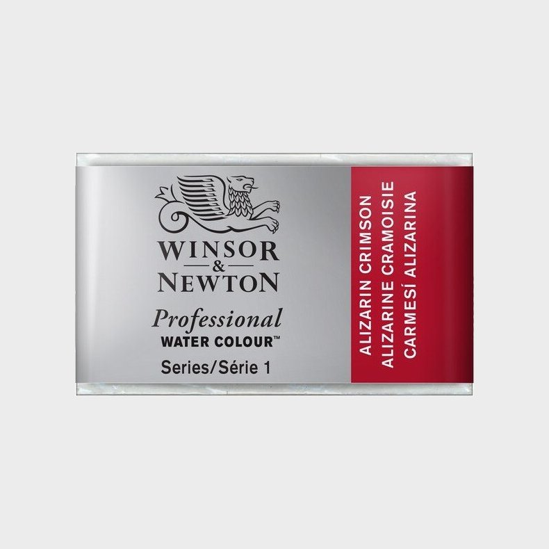 Winsor &amp; Newton - Akvarelfarve Pan - Alizarin Crimson