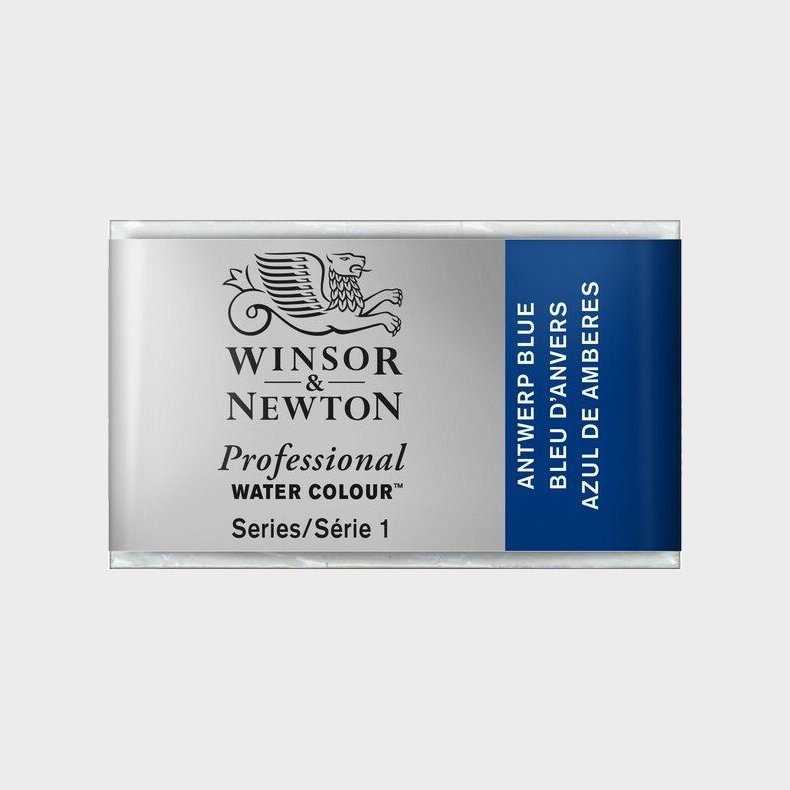 Winsor &amp; Newton - Akvarelfarve Pan - Antwerp Blue