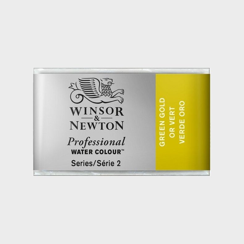 Winsor &amp; Newton - Akvarelfarve Pan - Green Gold