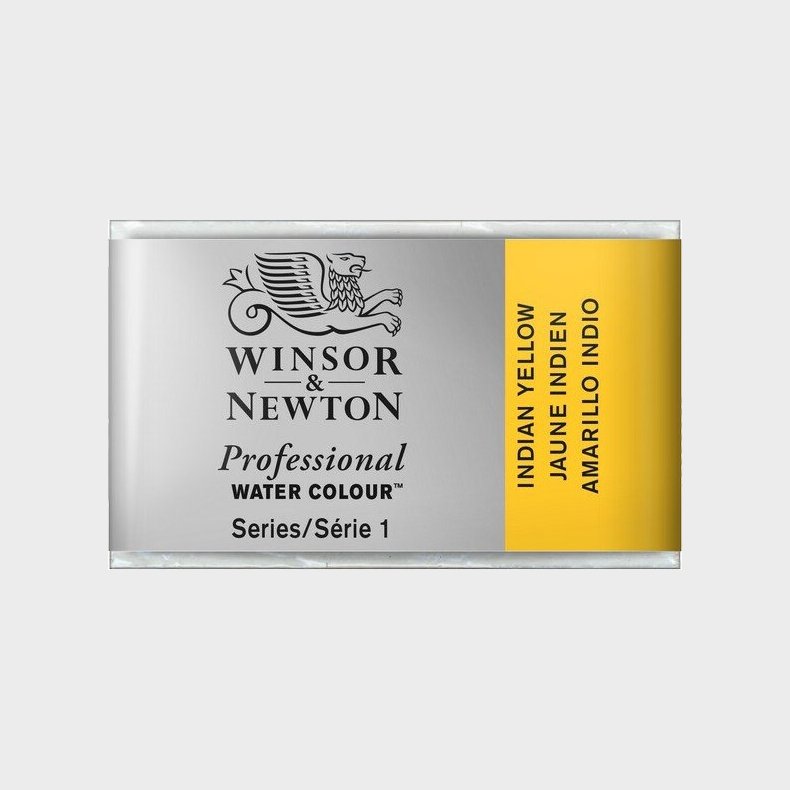 Winsor &amp; Newton - Akvarelfarve Pan - Indian Yellow