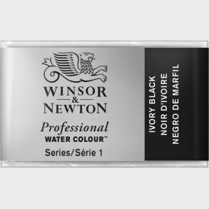 Winsor & Newton - Akvarelfarve Pan - Ivory Black
