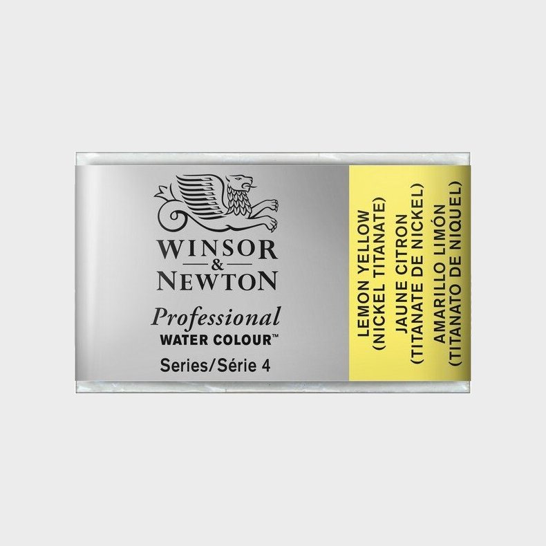 Winsor &amp; Newton - Akvarelfarve Pan - Lemon Yellow Hue