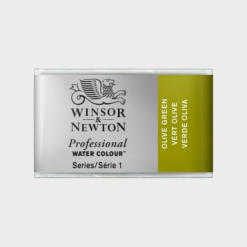 Winsor &amp; Newton - Akvarelfarve Pan - Olive Green
