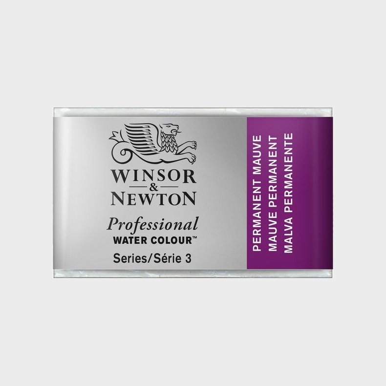 Winsor &amp; Newton - Akvarelfarve Pan - Permanent Mauve