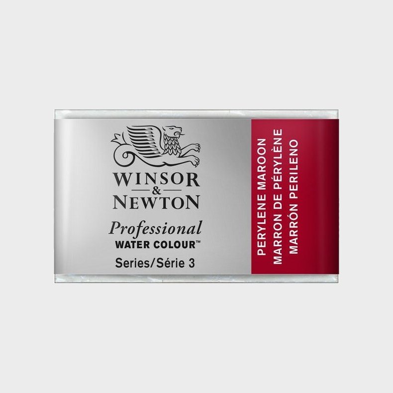 Winsor &amp; Newton - Akvarelfarve Pan - Perylene Maroon