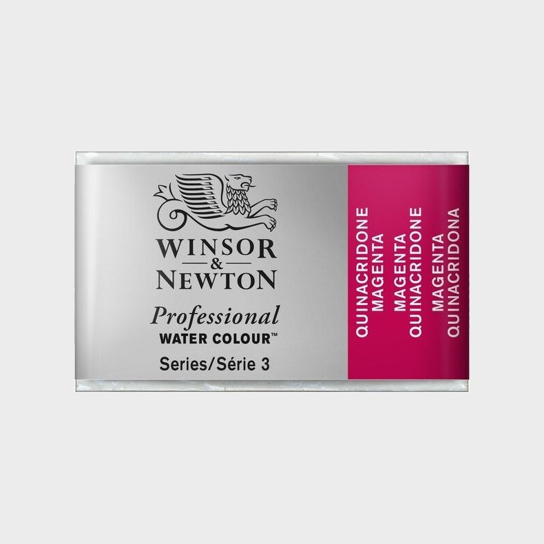 Winsor &amp; Newton - Akvarelfarve Pan - Quinacridone Magenta