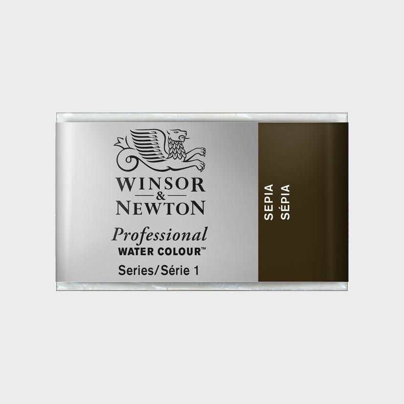 Winsor &amp; Newton - Akvarelfarve Pan - Sepia