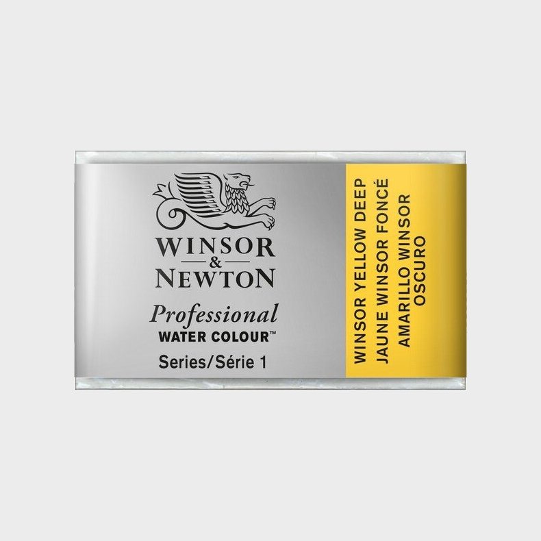 Winsor &amp; Newton - Akvarelfarve Pan - Winsor Yellow Deep