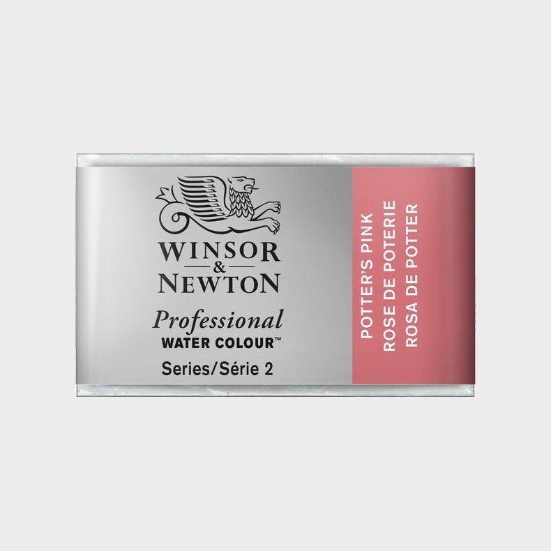 Winsor &amp; Newton - Akvarelfarve Pan - Potters Pink