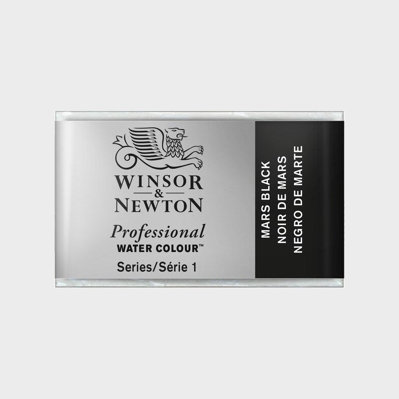 Winsor &amp; Newton - Akvarelfarve Pan - Mars Black