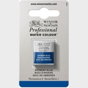 Winsor & Newton - Akvarelfarve 1/2 Pan - Antwerp Blue
