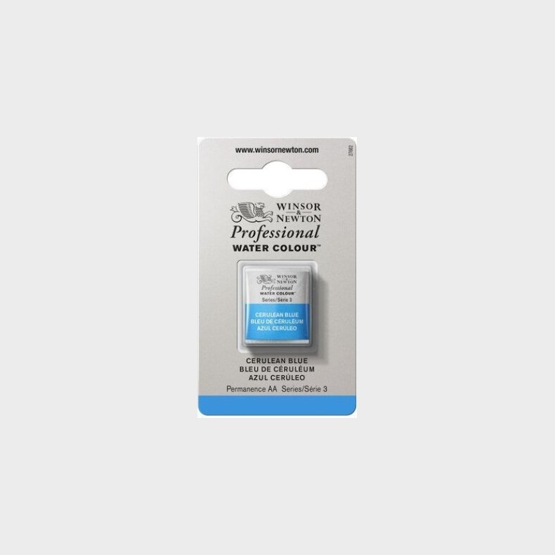 Winsor &amp; Newton - Akvarelfarve 1/2 Pan - Cerulean Blue